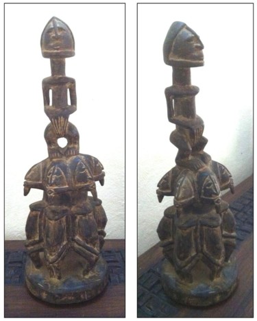 Artisanat intitulée "Hotel Dogon" par Luc Lavroff, Œuvre d'art originale