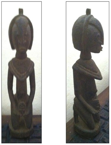 Artisanat intitulée "Maternité Dogon" par Luc Lavroff, Œuvre d'art originale