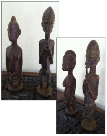 Artisanat intitulée "Statues Mortuaire D…" par Luc Lavroff, Œuvre d'art originale