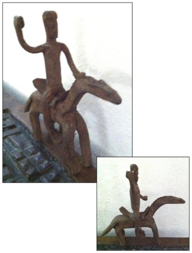 Artisanat intitulée "Fer Dogon" par Luc Lavroff, Œuvre d'art originale