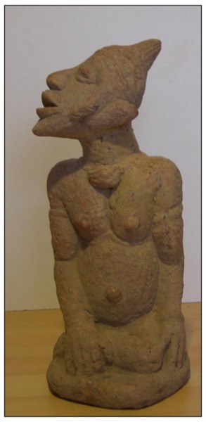 Artisanat intitulée "Terre cuite Bambara" par Luc Lavroff, Œuvre d'art originale