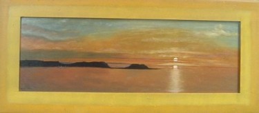 pointe de Kermorvan Peinture intitulée "pointe de Kermorvan" par Christian Salaun, Œuvre d'art originale
