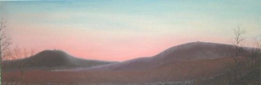 monts d'arret Peinture intitulée "monts d'arret" par Christian Salaun, Œuvre d'art originale, Huile