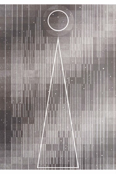 「L'état alpha」というタイトルの描画 Izabela Hrenによって, オリジナルのアートワーク, 鉛筆