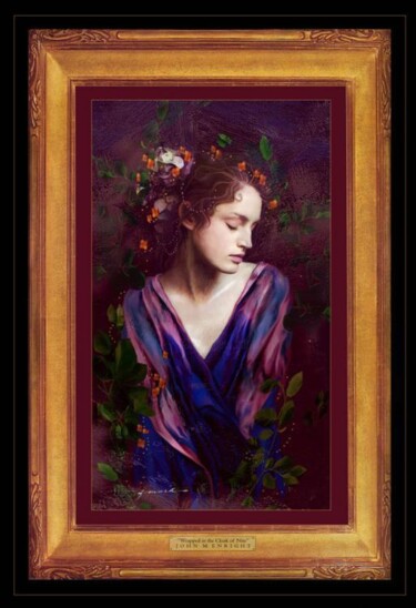 Painting titled ""Wrapped in the Clo…" by John Mark, Original Artwork