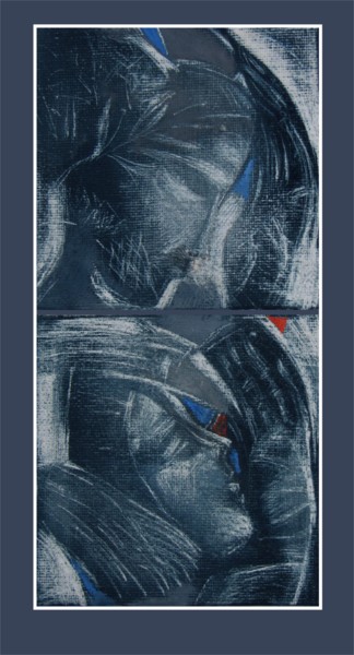 Painting titled "Orpheus and Eurydic…" by Slav Krivoshiev, Original Artwork