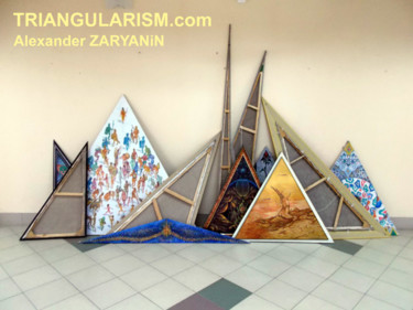 Картина под названием "triangularism-art" - Triangularist, Подлинное произведение искусства