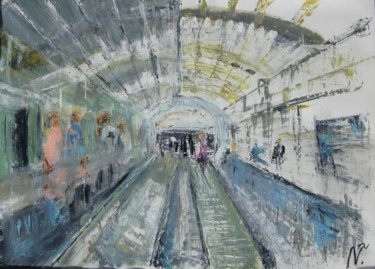 Peinture intitulée "Air" par Nathalie Torrents, Œuvre d'art originale