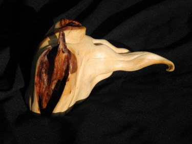 "ALINE" başlıklı Heykel Gérard Didier tarafından, Orijinal sanat, Ahşap