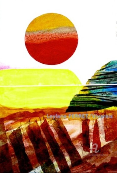 Peinture intitulée "VIVARAIS" par Leylane Ferret, Œuvre d'art originale, Huile