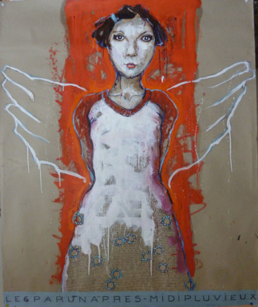 Peinture intitulée "le 6 par un après-m…" par Catherine Cornec, Œuvre d'art originale