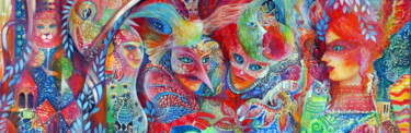Peinture intitulée "Venise" par Oxana Zaika, Œuvre d'art originale, Huile