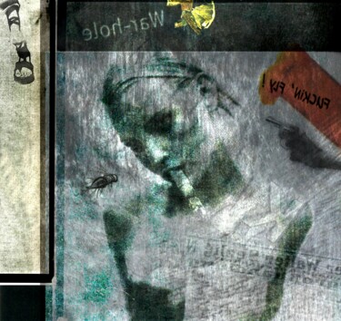Photography titled "A FLY" by Philippe Berthier, Original Artwork, Manipulated Photography