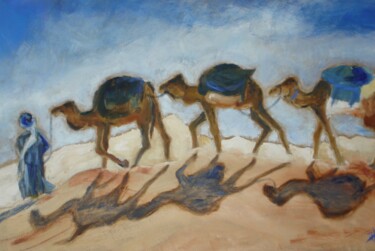 제목이 "La caravane"인 미술작품 Marie Lorraine Papelier로, 원작