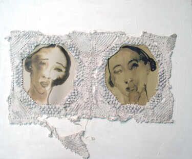Γλυπτική με τίτλο "les deux soeurs ,co…" από Valerie Jeansen Boitel, Αυθεντικά έργα τέχνης