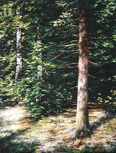 Painting titled "The Summertime" by Swiatecki Marek, Original Artwork, Oil