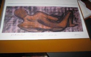 Peinture intitulée "nonchalent" par Maevy, Œuvre d'art originale, Huile