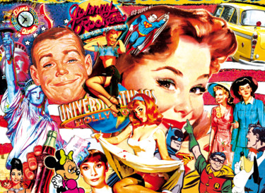 Arts numériques intitulée "JOHNNY ROCKETS" par Alan Berg, Œuvre d'art originale