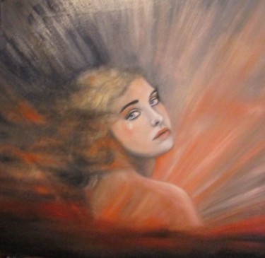 Peinture intitulée "Black clouds" par Alix, Œuvre d'art originale