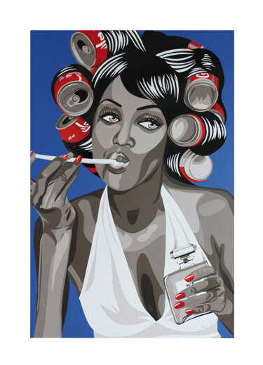 Arts numériques intitulée "Lithographie " L' é…" par Ann'Soco, Œuvre d'art originale, Décoration de maison