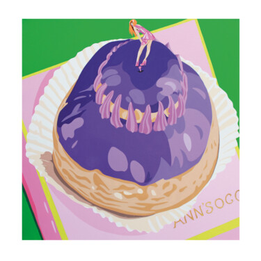 Arts numériques intitulée "Lithographie " Pech…" par Ann'Soco, Œuvre d'art originale, Décoration de maison