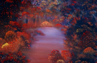 Painting titled "The Clearing" by David Snider, Original Artwork, Oil