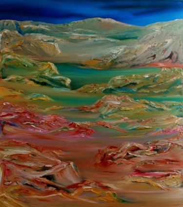 Painting titled "Mythscape" by David Snider, Original Artwork