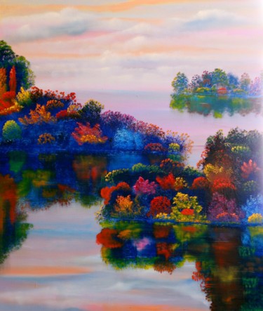 Painting titled "Mythscape II" by David Snider, Original Artwork