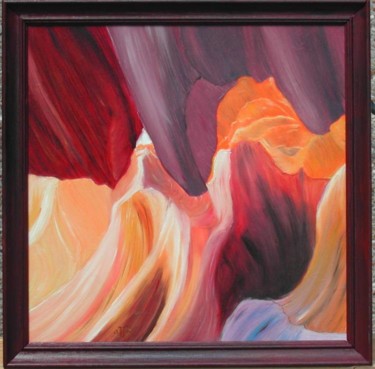Peinture intitulée "Rencontre" par Anne Garnier, Œuvre d'art originale