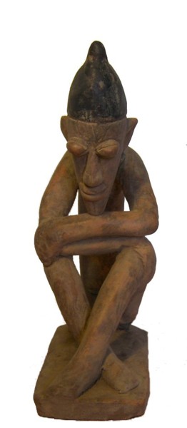 Escultura intitulada "Fatigué" por Luc Lavroff, Obras de arte originais