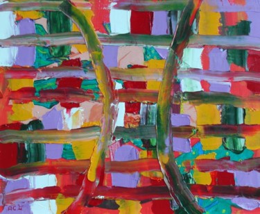 Peinture intitulée "Parenthèses" par Anne Garnier, Œuvre d'art originale