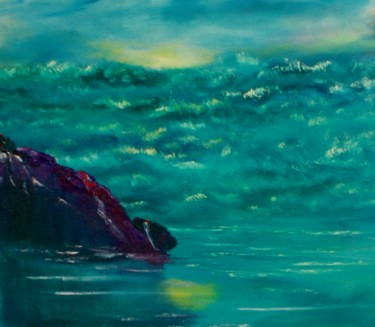 Painting titled "Rockport" by David Snider, Original Artwork
