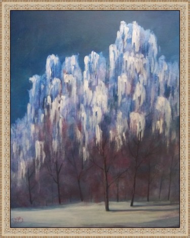 Icy Willow Painting titled "Icy Willow" by Joe La Bianca, Original Artwork