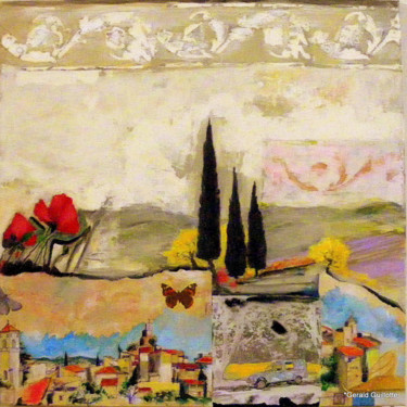 Painting titled "Lubéron" by Gérald Guillotte, Original Artwork