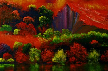 Painting titled "Between Worlds" by David Snider, Original Artwork