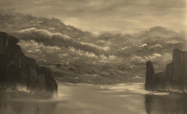 Painting titled "The Cape" by David Snider, Original Artwork