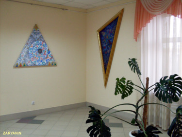 Картина под названием "triangular art" - Triangularist, Подлинное произведение искусства