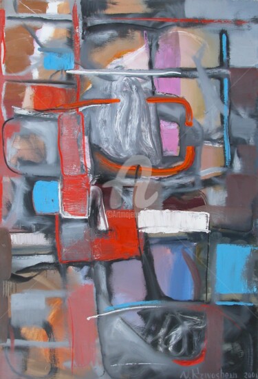 「"Stairway To Heaven"」というタイトルの絵画 Nikolay Krivosheinによって, オリジナルのアートワーク, オイル