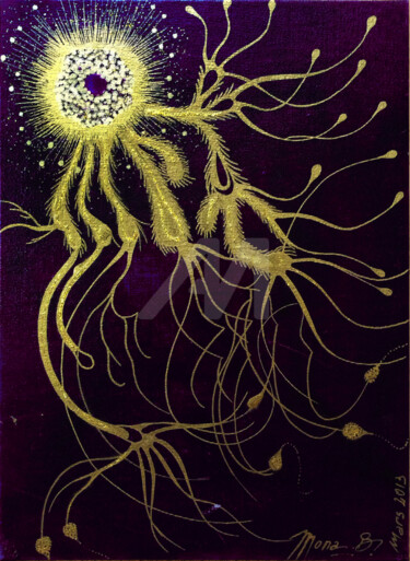 Peinture intitulée "Nami 5" par Mona Bessaa, Œuvre d'art originale, Huile