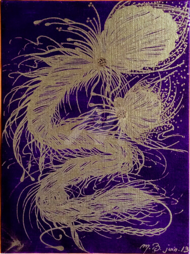 Peinture intitulée "Sans titre" par Mona Bessaa, Œuvre d'art originale, Huile