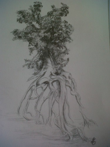 Dessin intitulée "C.A.L.-2" par Murielle Léger, Œuvre d'art originale, Autre