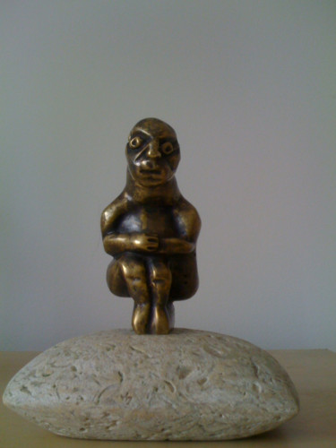 Sculpture titled "guardian3.jpg" by Catalin Geana, Original Artwork, Casting