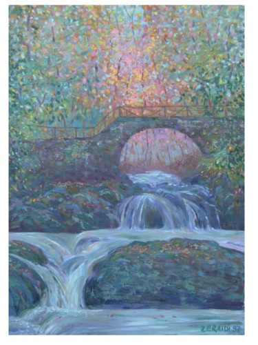 Peinture intitulée "Mullertahl ( Luxemb…" par Abdellatif Zeraidi Bd Lltyf Lzrydy, Œuvre d'art originale, Huile