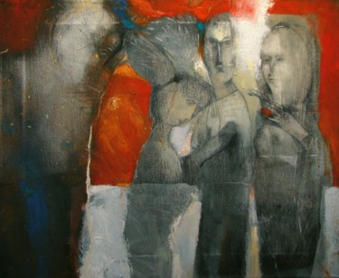Painting titled "bible-code.jpg" by Slav Krivoshiev, Original Artwork