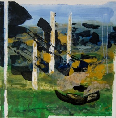 Peinture intitulée "Er-Rance" par Isabelle Langlois, Œuvre d'art originale, Acrylique