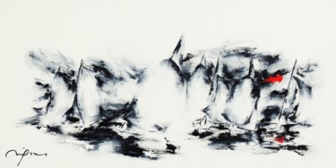 绘画 标题为“286_régates-5” 由René Goxes, 原创艺术品, 油