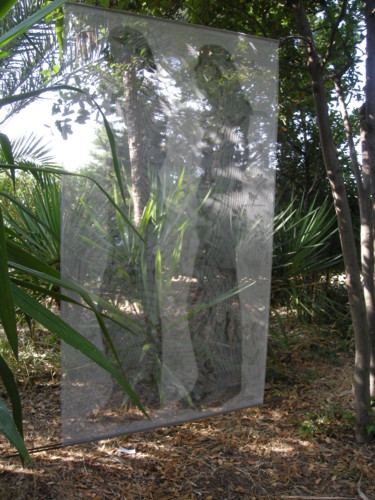 Sculpture titled "Visions of Johanna" by June Stapleton, Original Artwork, Mixed Media