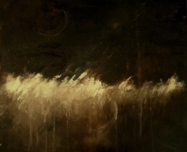 "DOS LUNAS - TWO MOO…" başlıklı Tablo Silvia Herrero tarafından, Orijinal sanat, Akrilik
