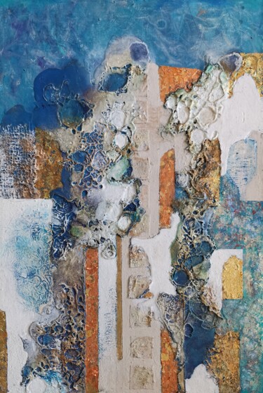 绘画 标题为“City in Dissolution” 由Lynda Rosemarie Stevens, 原创艺术品, 丙烯