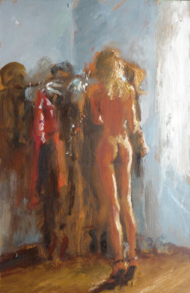Painting titled "Feminisne" by Manuel Leonardi, Original Artwork, Oil